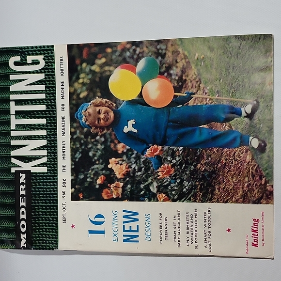 Modern Knitting September October 1960 Knit King Knitmaster Limited - Picture 9 of 11